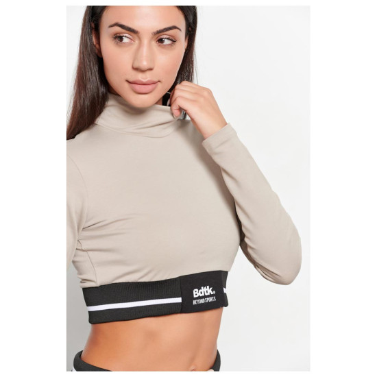 Bodytalk Γυναικεία μακρυμάνικη μπλούζα Crop Top